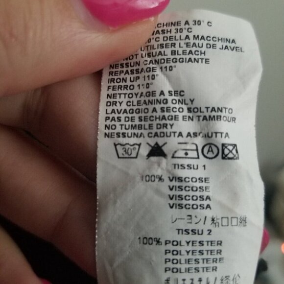 SINEQUANONE | dress tie dye orange black gray sz 8 - Picture 5 of 5